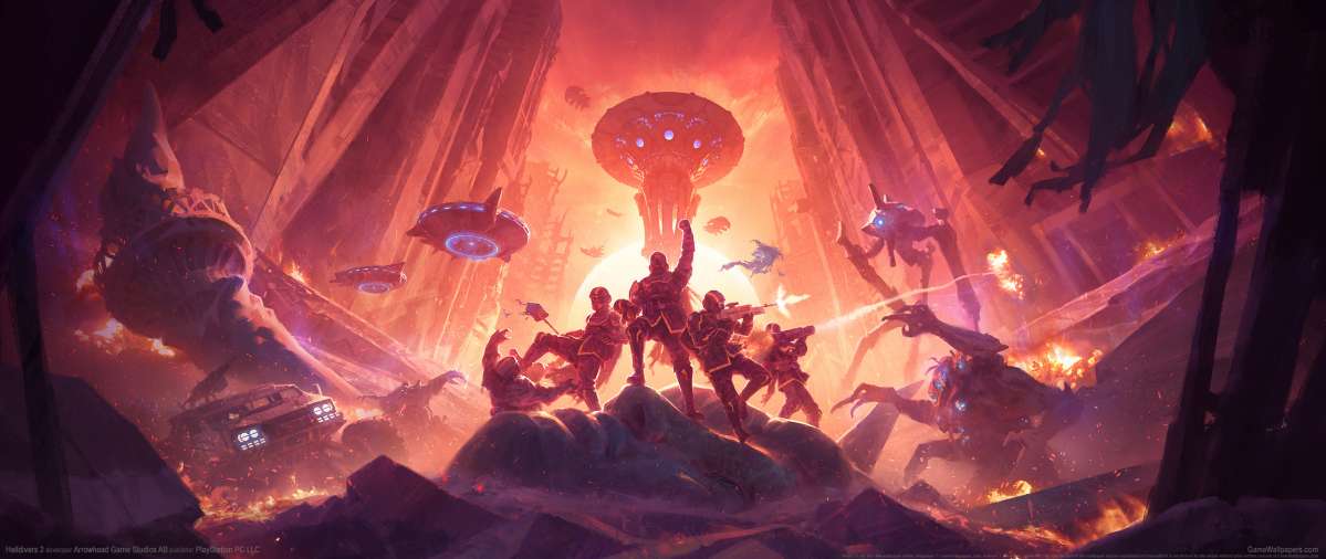 Helldivers 2 ultrawide fond d'cran 08