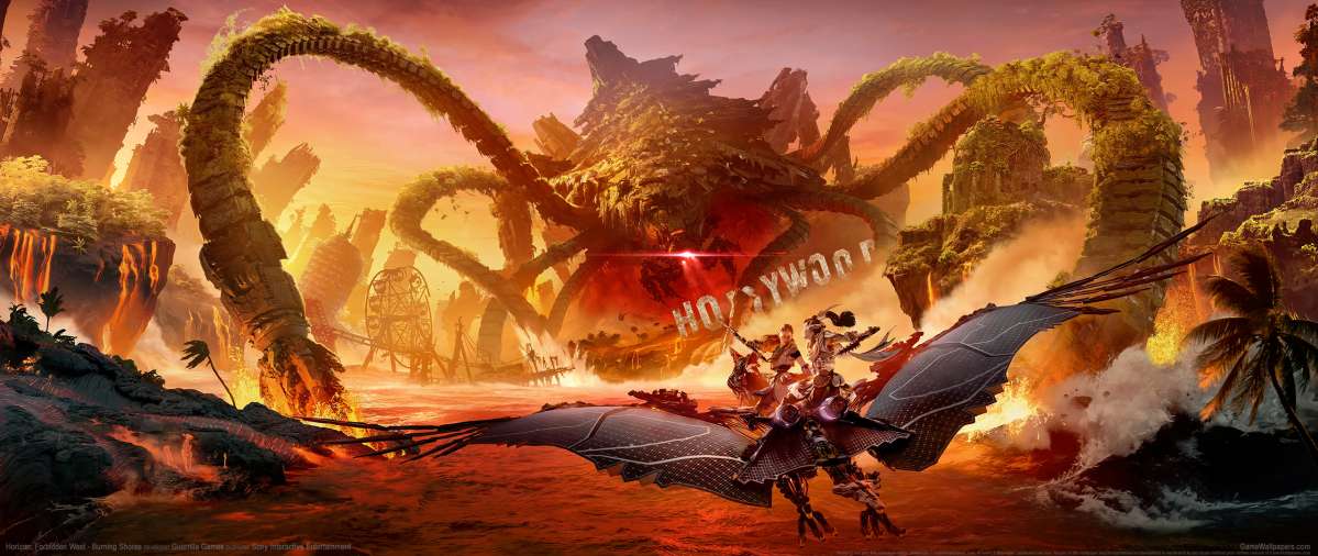Horizon: Forbidden West - Burning Shores ultrawide fond d'cran 01