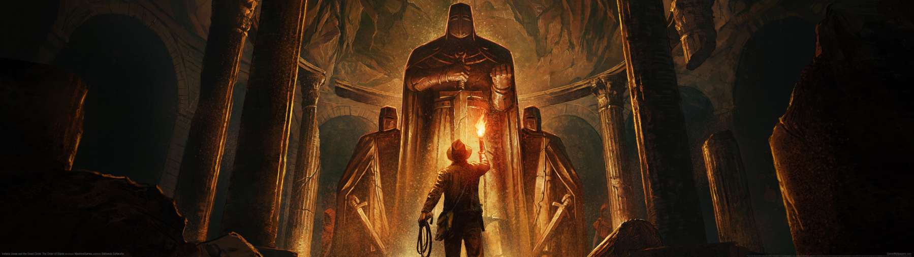 Indiana Jones and the Great Circle: The Order of Giants superwide fond d'cran 01