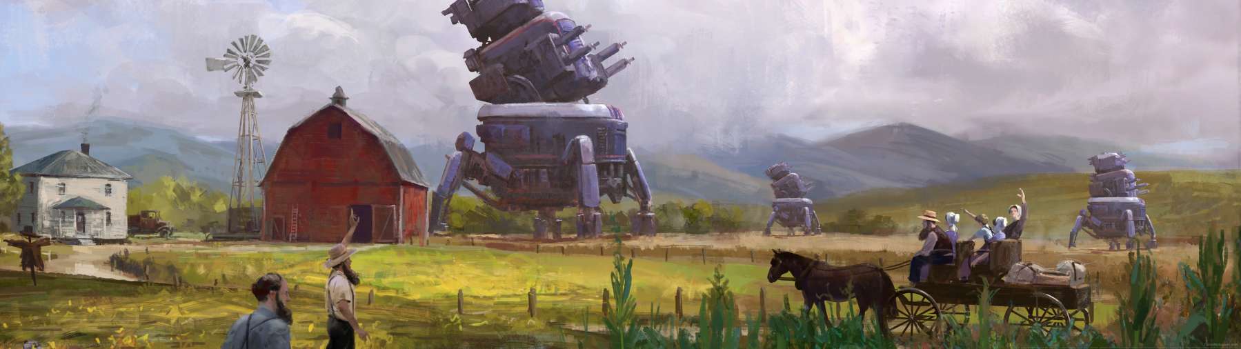 Iron Harvest: Operation Eagle superwide fond d'cran 01