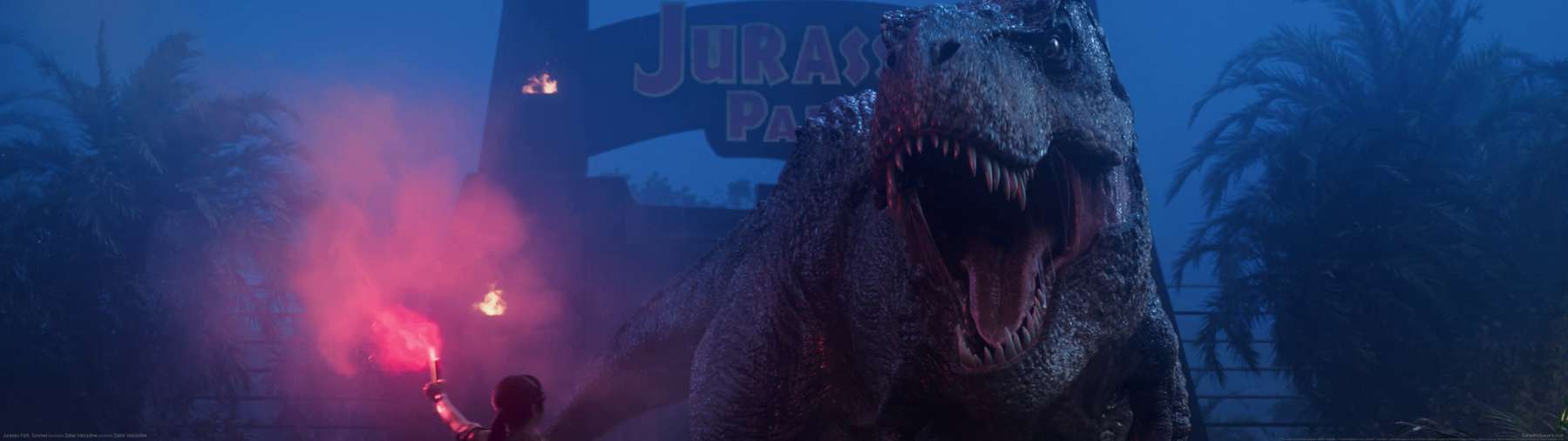 Jurassic Park: Survival superwide fond d'cran 01