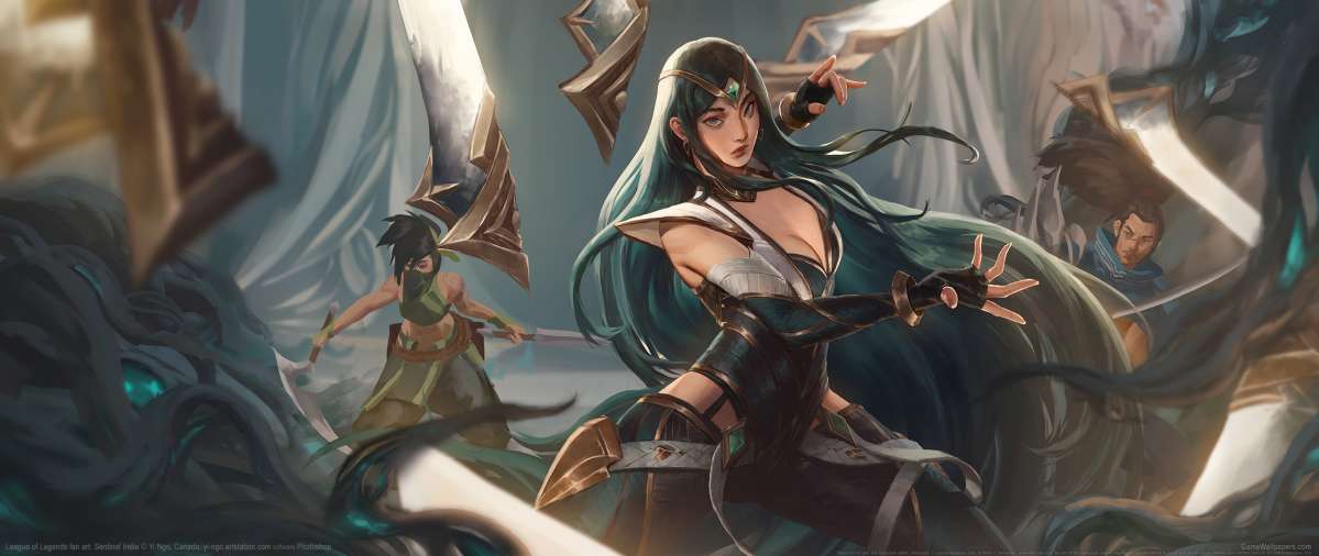 League of Legends fan art ultrawide fond d'cran 35