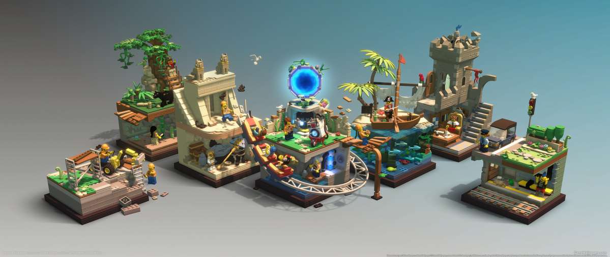 LEGO Bricktales ultrawide fond d'cran 01