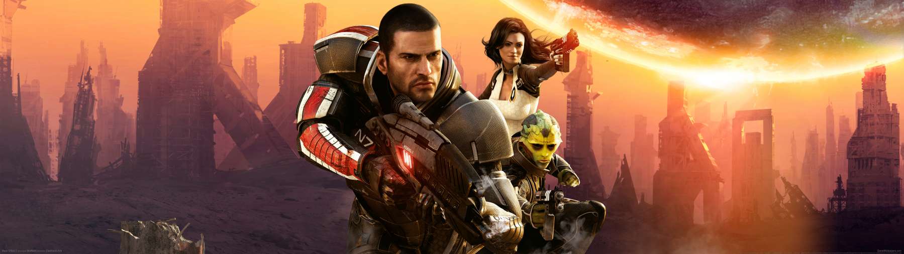 Mass Effect 2 superwide fond d'cran 08