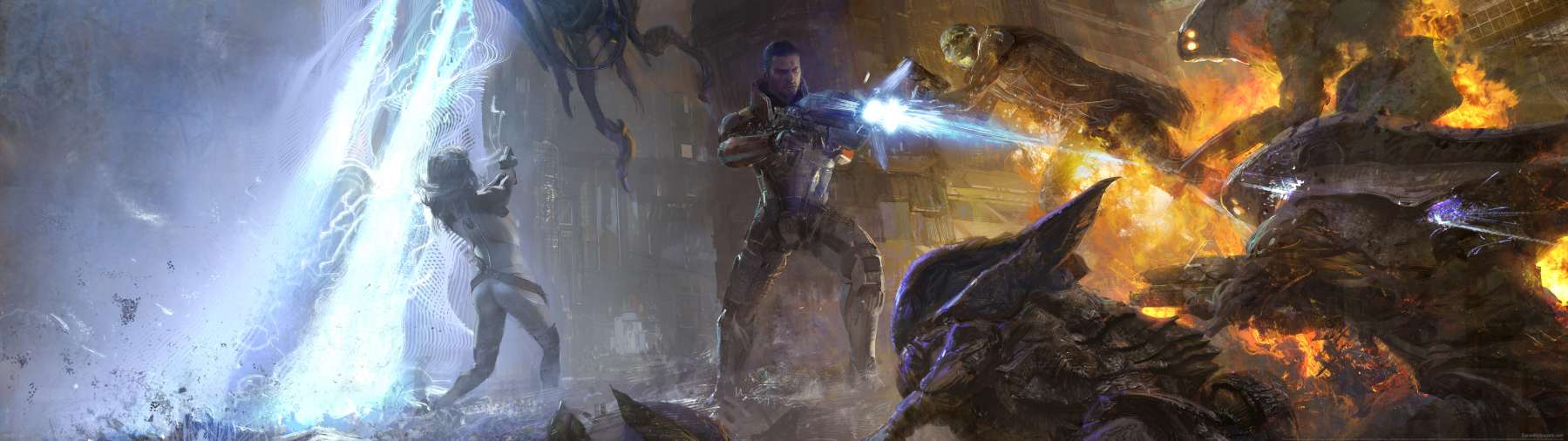 Mass Effect 2 superwide fond d'cran 09