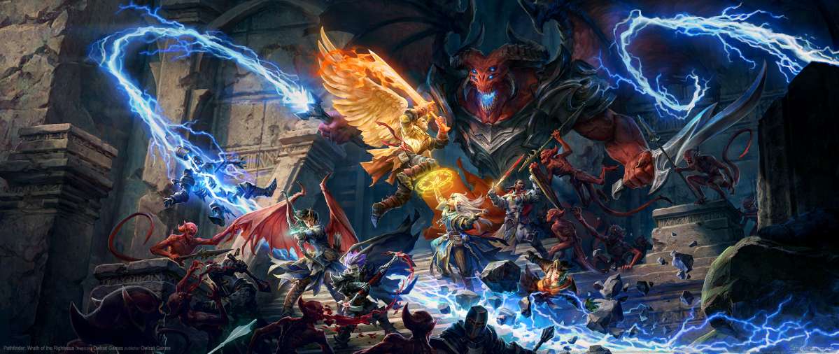 Pathfinder: Wrath of the Righteous ultrawide fond d'cran 01