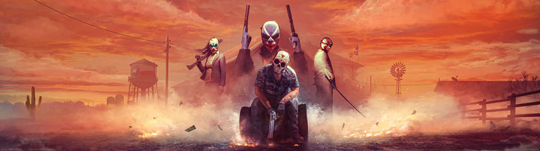 PayDay 2: Midland Ranch Heist fond d'cran