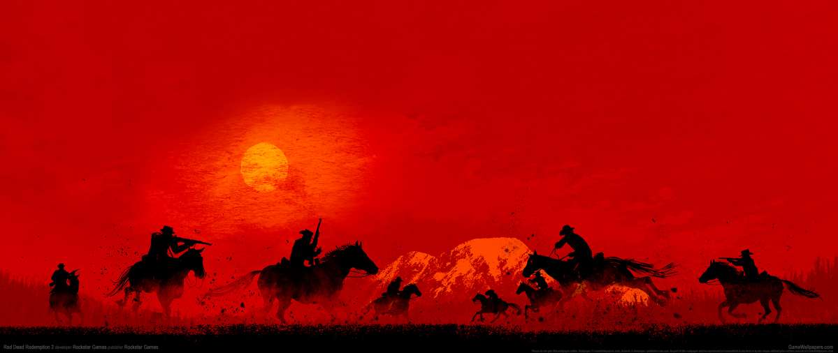 Red Dead Redemption 2 ultrawide fond d'cran 05
