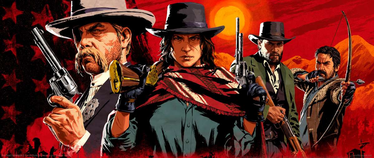Red Dead Redemption 2 ultrawide fond d'cran 06
