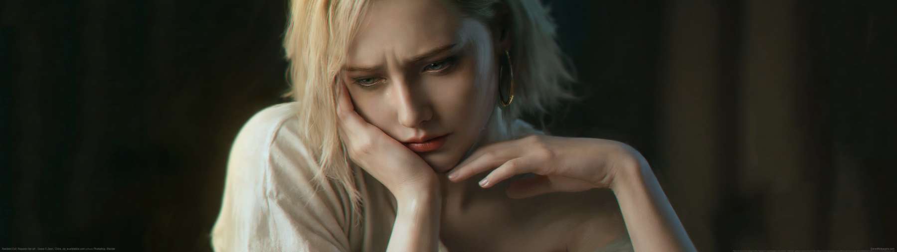 Resident Evil Requiem fan art superwide fond d'�cran 01