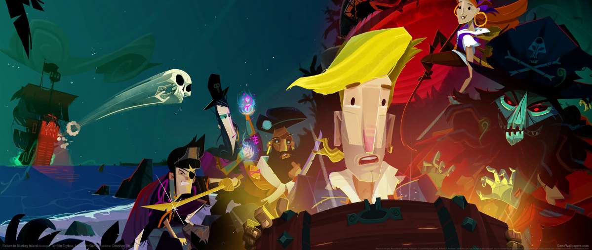 Return to Monkey Island ultrawide fond d'cran 03