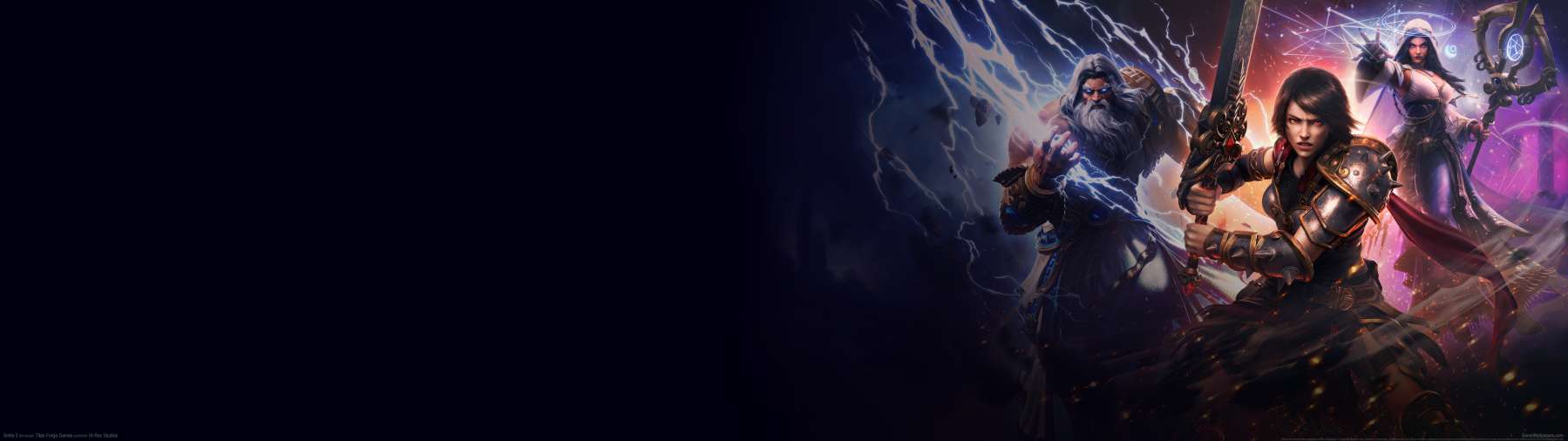 Smite 2 superwide fond d'cran 01