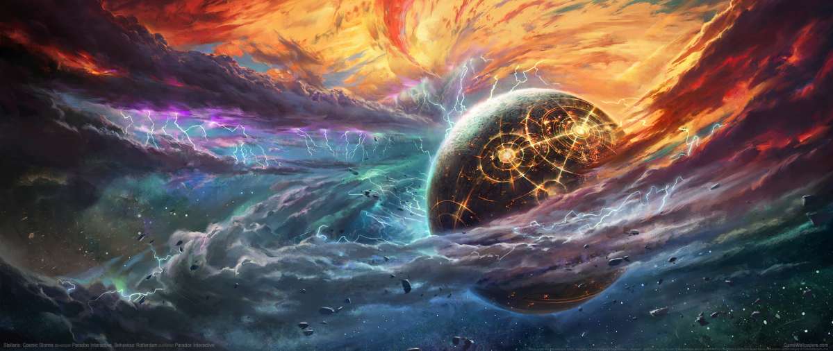 Stellaris: Cosmic Storms fond d'cran