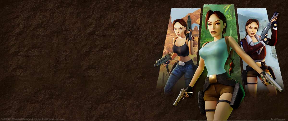 Tomb Raider I-III Remastered Starring Lara Croft ultrawide fond d'cran 01