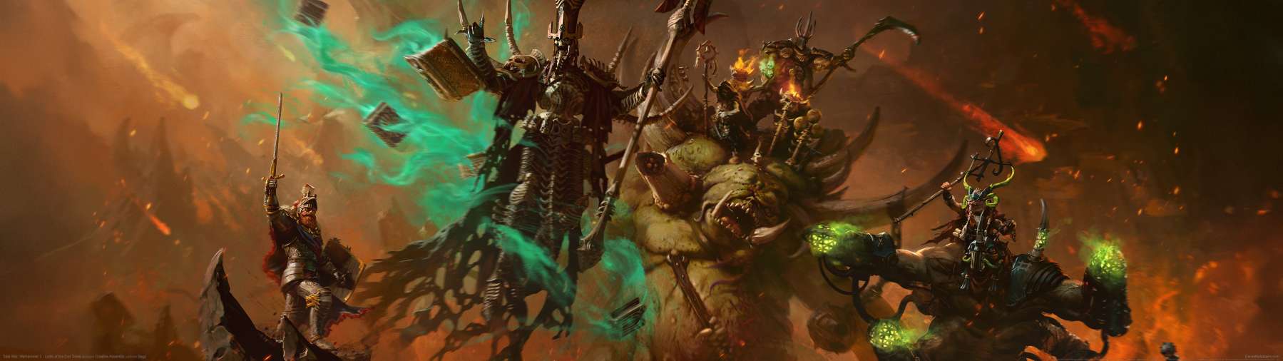 Total War: Warhammer 3 - Lords of the End Times superwide fond d'�cran 02