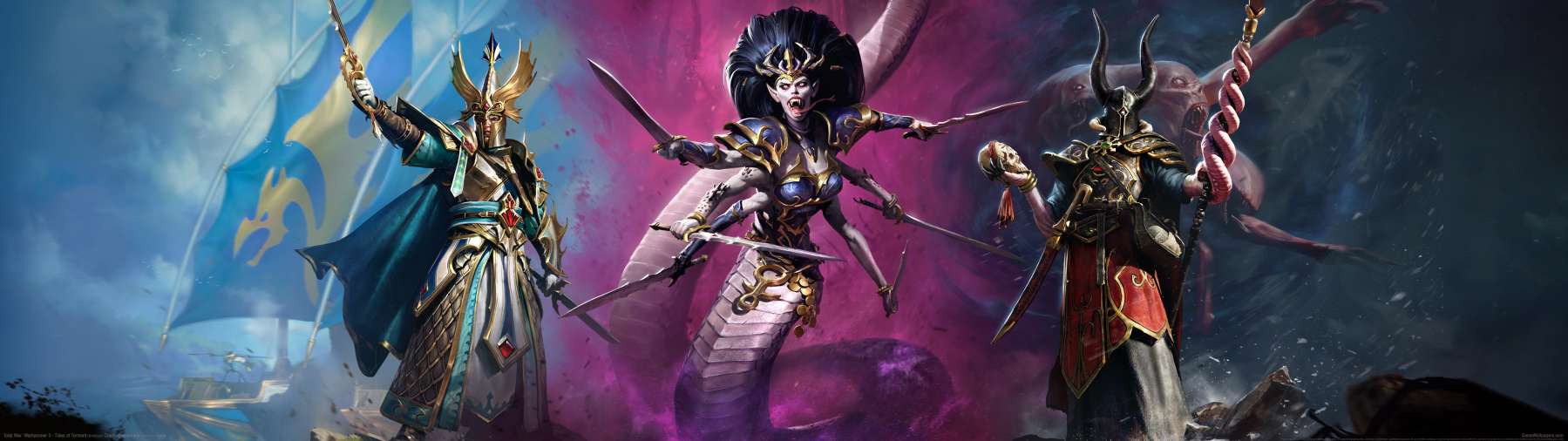 Total War: Warhammer 3 - Tides of Torment superwide fond d'cran 01