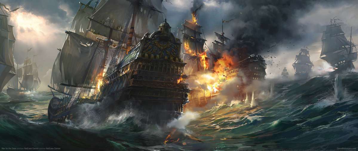 War of the Seas ultrawide fond d'cran 01