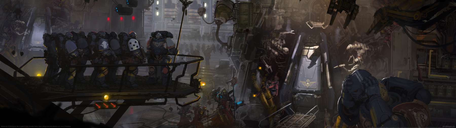 Warhammer 40,000 fan art superwide fond d'cran 11