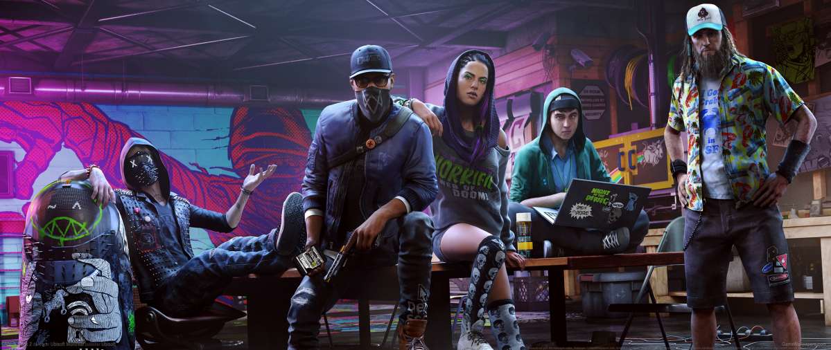Watch Dogs 2 ultrawide fond d'cran 03