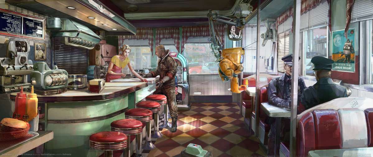 Wolfenstein 2: The New Colossus ultrawide fond d'cran 02
