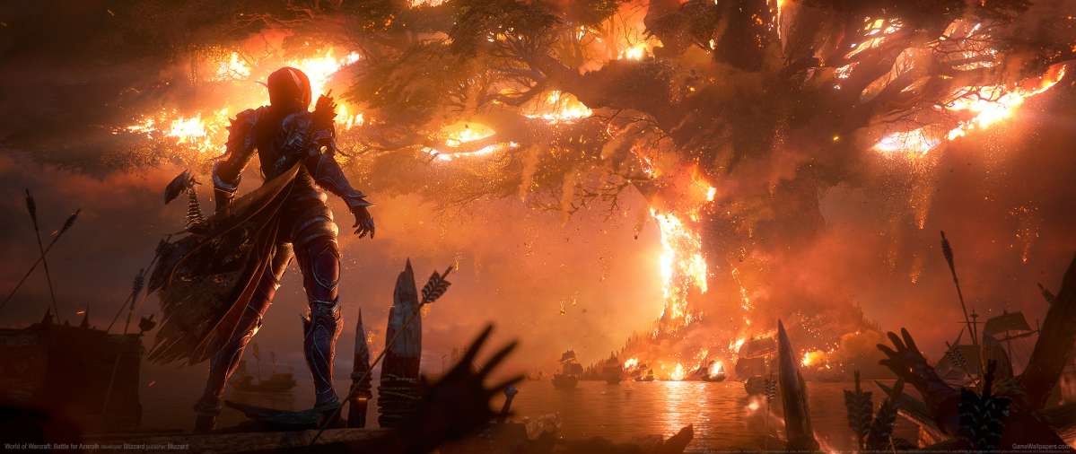 World of Warcraft: Battle for Azeroth ultrawide fond d'cran 05