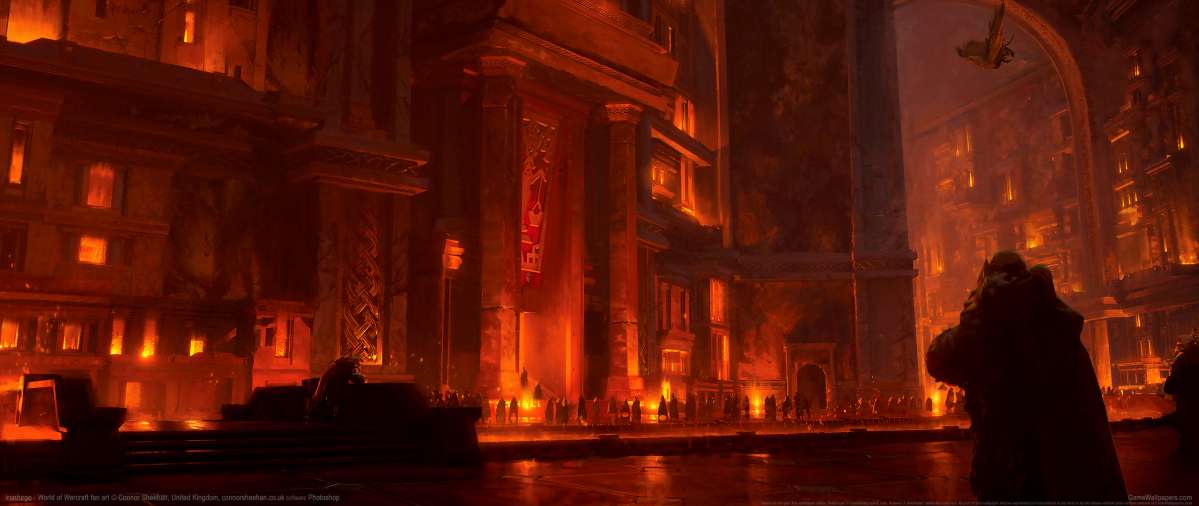 World of Warcraft fan art ultrawide fond d'cran 02