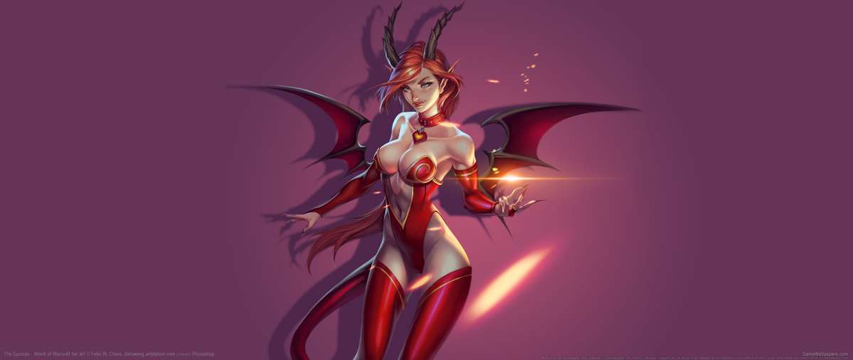 World of Warcraft fan art ultrawide fond d'cran 03