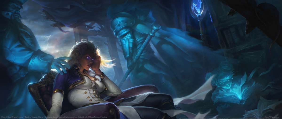 World of Warcraft fan art ultrawide fond d'cran 04