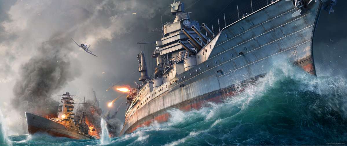World of Warships ultrawide fond d'cran 05