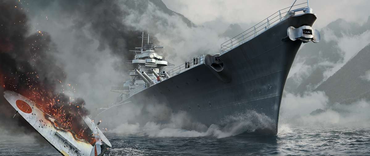 World of Warships ultrawide fond d'cran 06