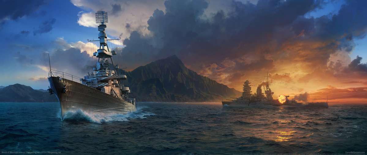 World of Warships ultrawide fond d'cran 11