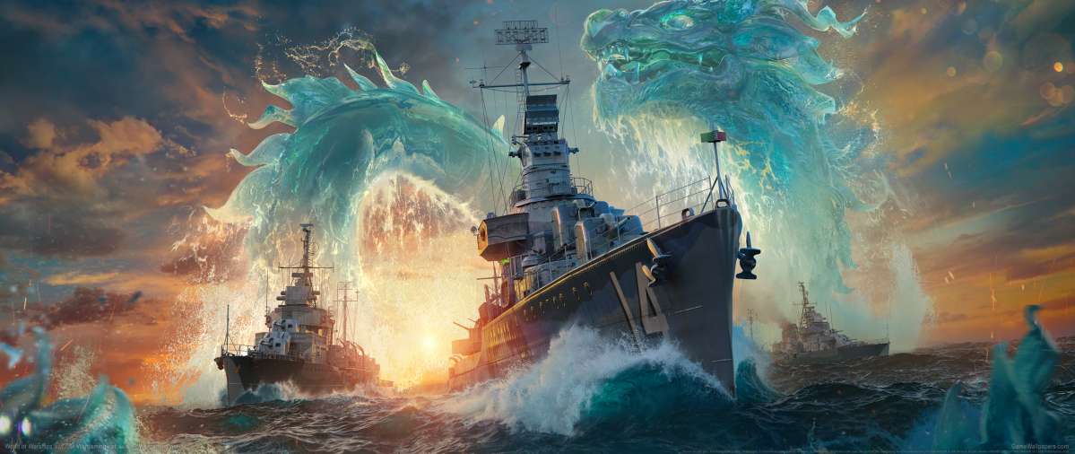 World of Warships ultrawide fond d'cran 17