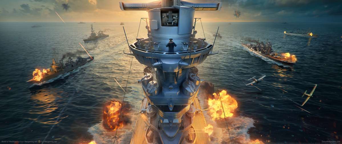 World of Warships ultrawide fond d'cran 23