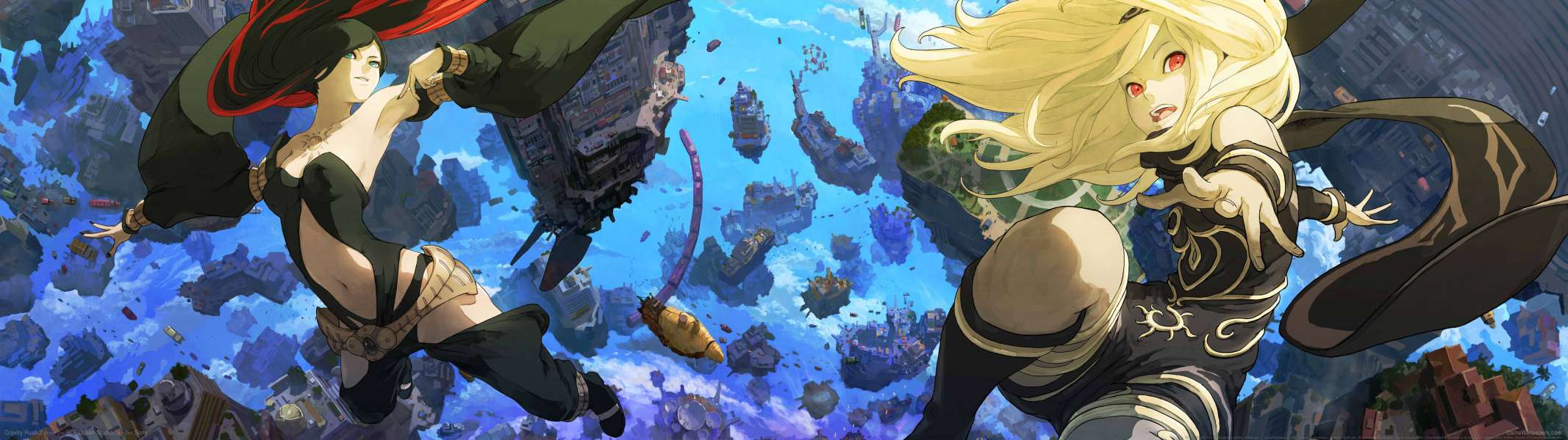 Gravity Rush 2 dual screen fond d'cran