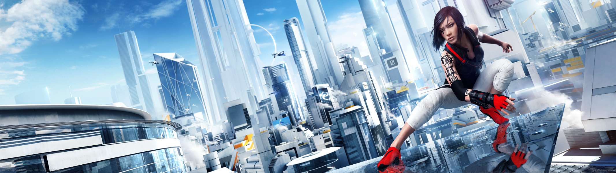 Mirror's Edge: Catalyst dual screen fond d'cran