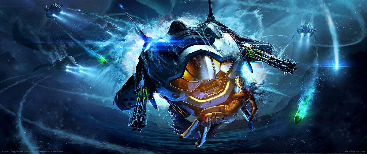 Aquanox: Deep Descent ultrawide fond d'cran 01