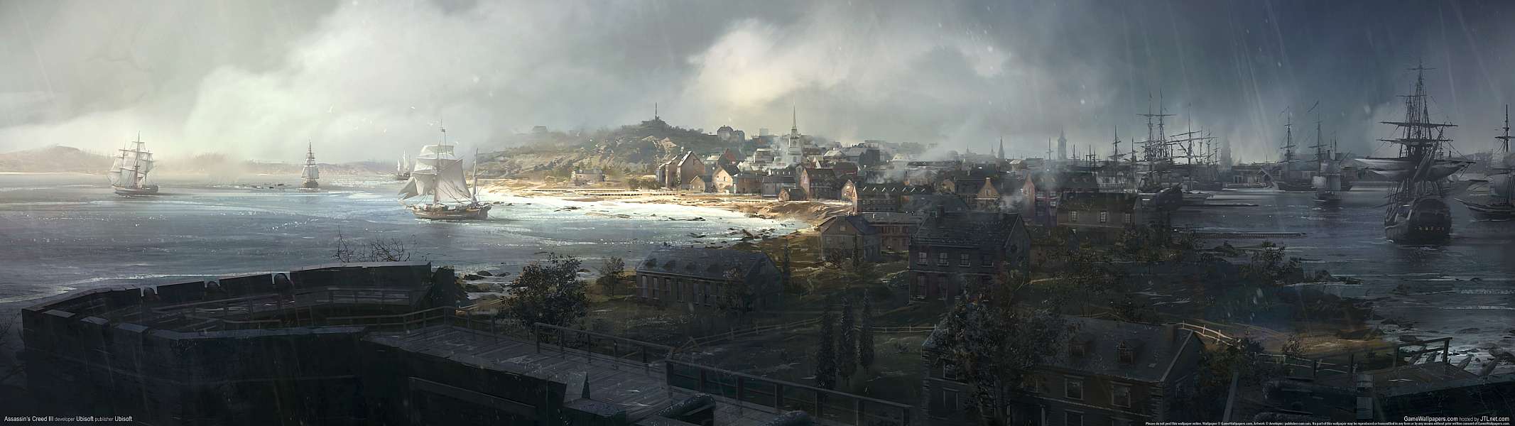 Assassin's Creed III dual screen fond d'écran