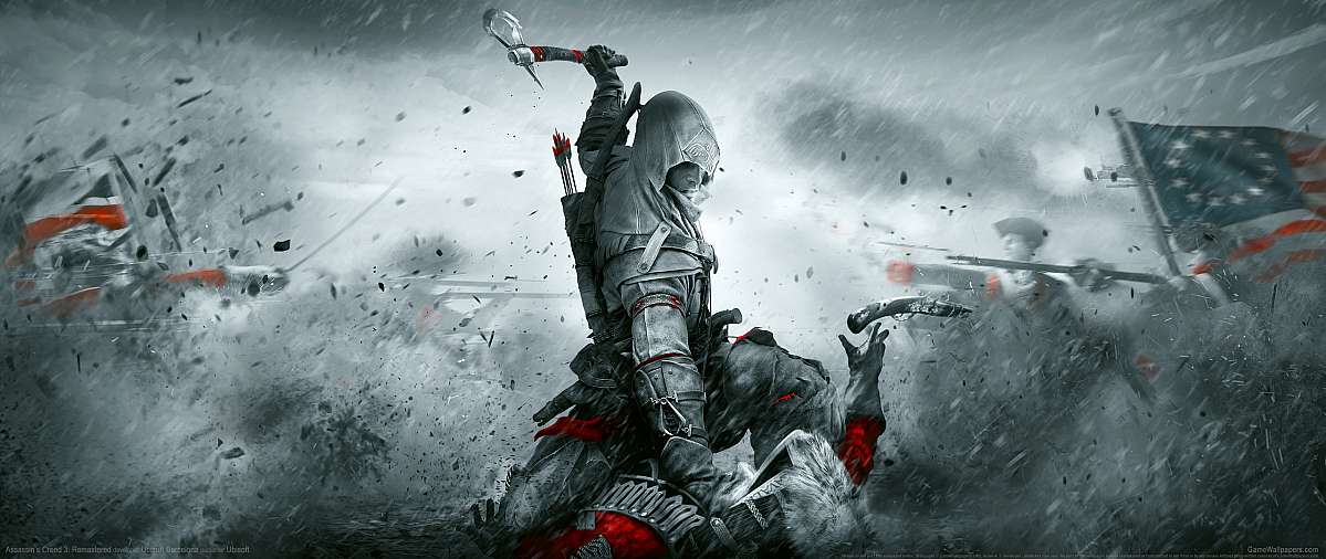 Assassin's Creed III: Remastered ultrawide fond d'cran 01