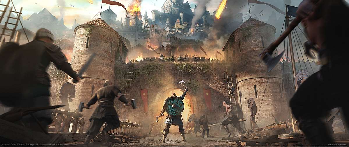 Assassin's Creed: Valhalla - The Siege of Paris ultrawide fond d'cran 01