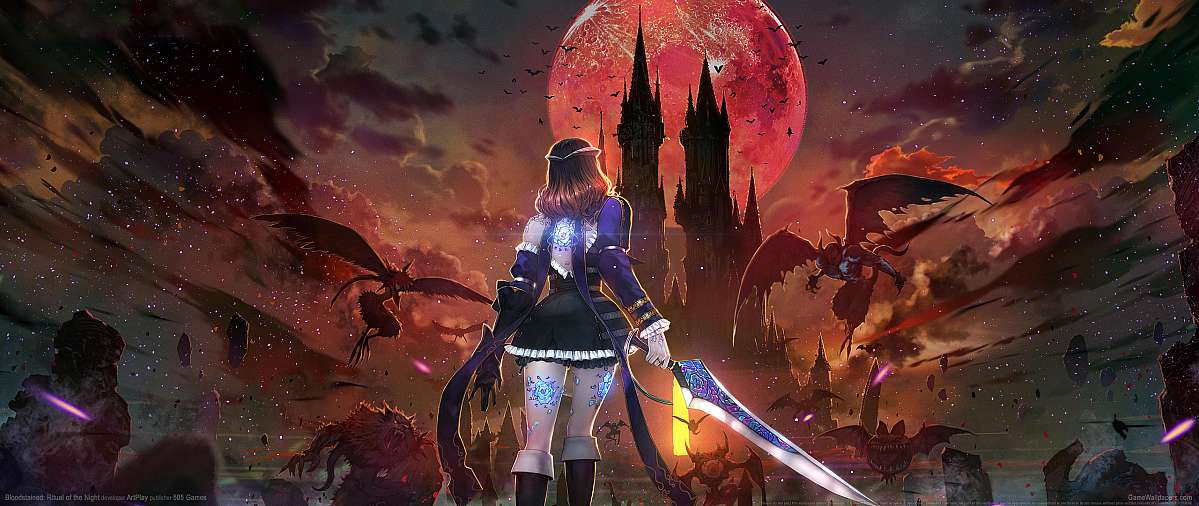 Bloodstained: Ritual of the Night ultrawide fond d'cran 01