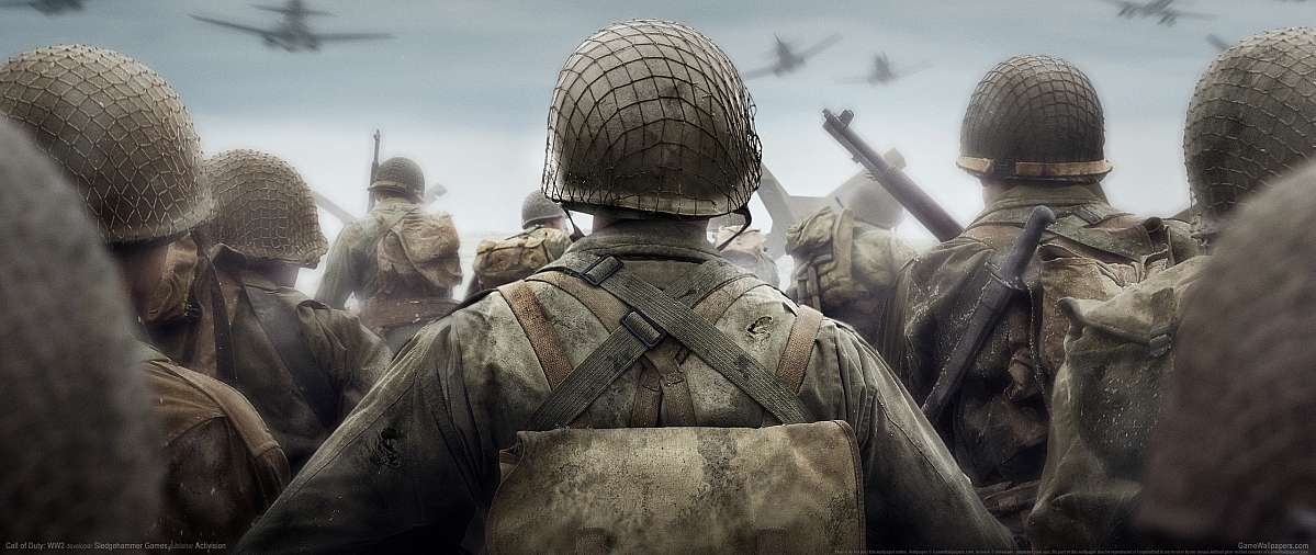 Call of Duty: WW2 ultrawide fond d'cran 01