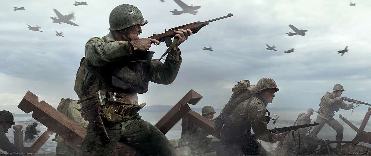 Call of Duty: WW2 ultrawide fond d'cran 02