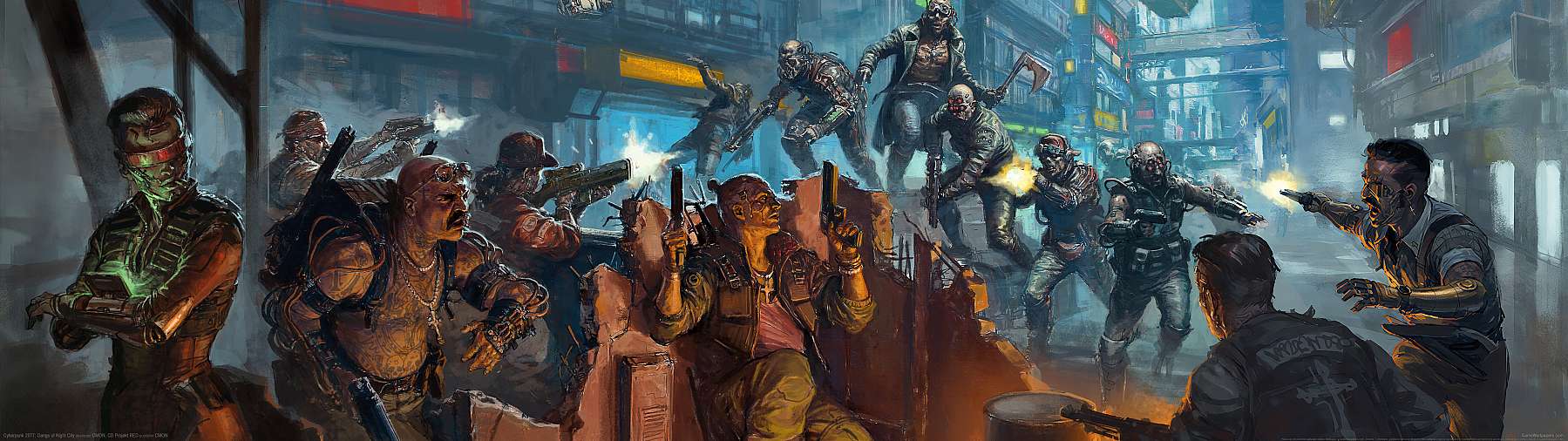 Cyberpunk 2077: Gangs of Night City fond d'écran