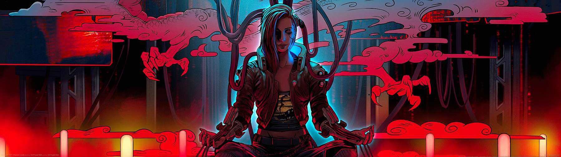 Cyberpunk 2077: Phantom Liberty superwide fond d'cran 02