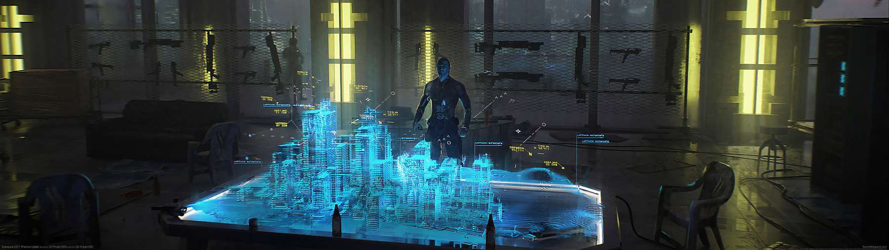 Cyberpunk 2077: Phantom Liberty superwide fond d'cran 07