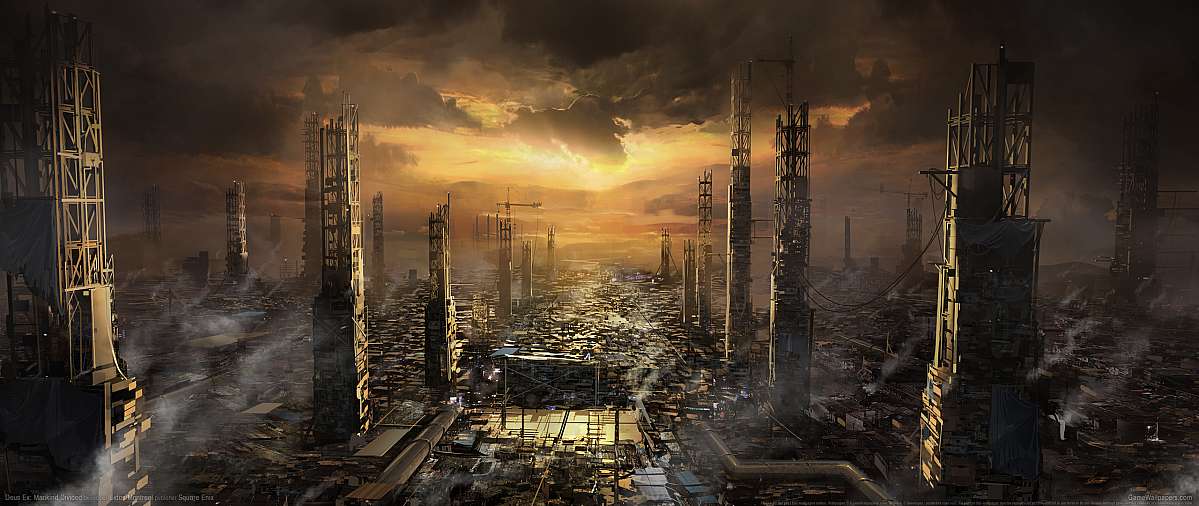 Deus Ex: Mankind Divided ultrawide fond d'cran 03