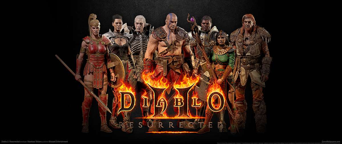 Diablo 2: Resurrected ultrawide fond d'cran 03