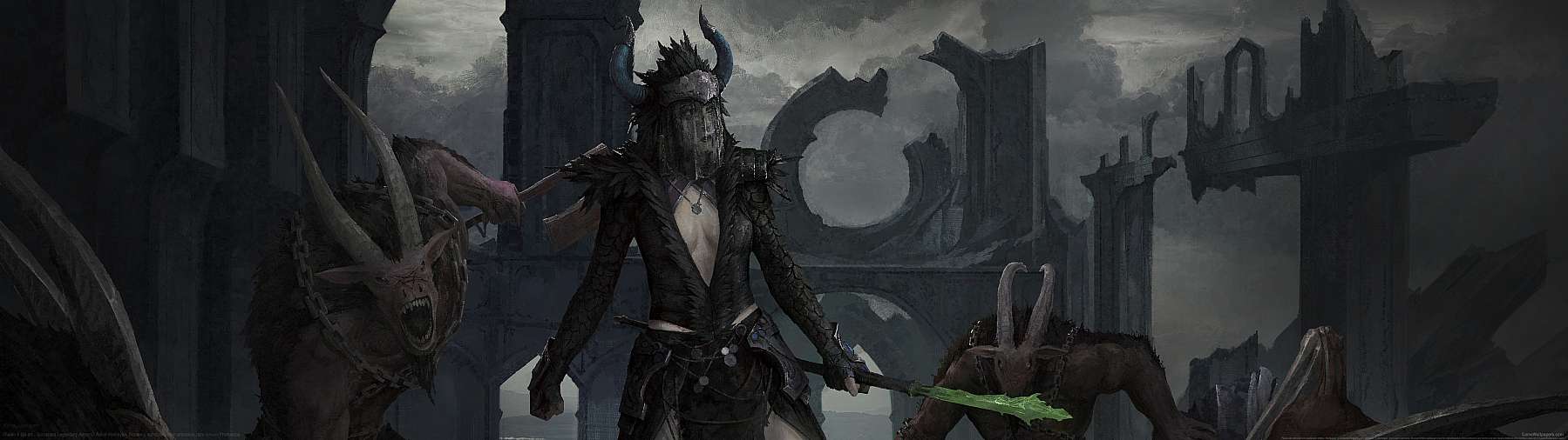 Diablo 4 fan art superwide fond d'écran 02
