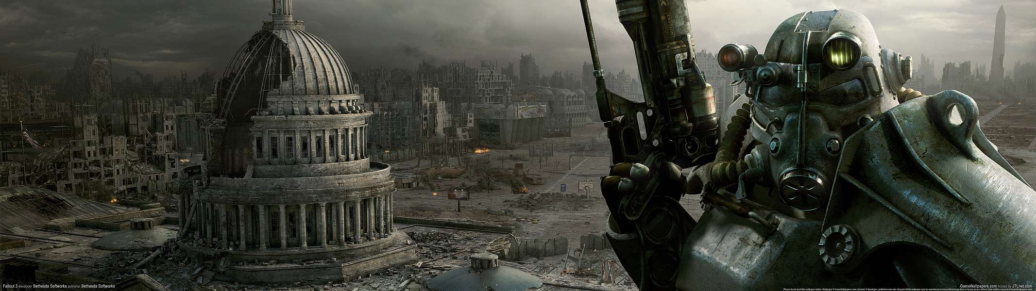 Fallout 3 dual screen fond d'écran
