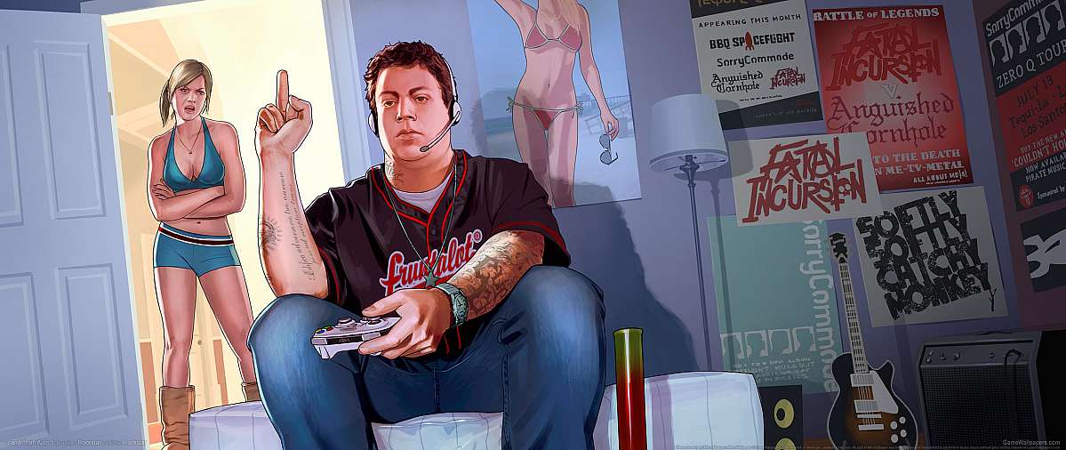 Grand Theft Auto 5 ultrawide fond d'cran 06